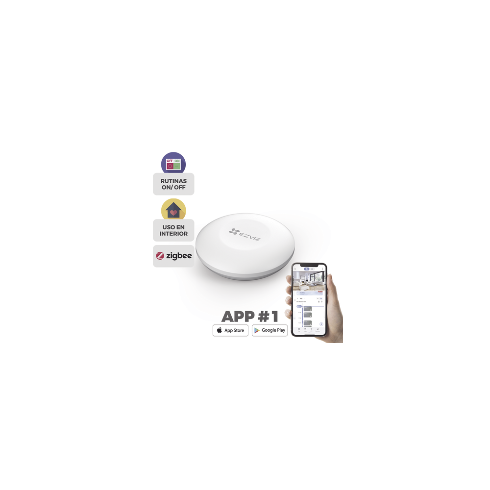 Botón de Emergencia Inalambrico / Compatible con Kit de Alarmas EZVIZ