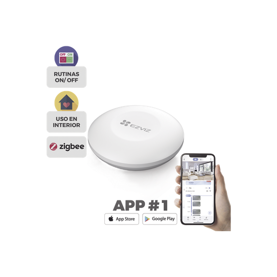 Botón de Emergencia Inalambrico / Compatible con Kit de Alarmas EZVIZ
