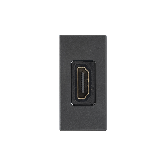 Módulo HDMI / Conector Hembra-Hembra / Full HD y 4K / Acabado Negro /