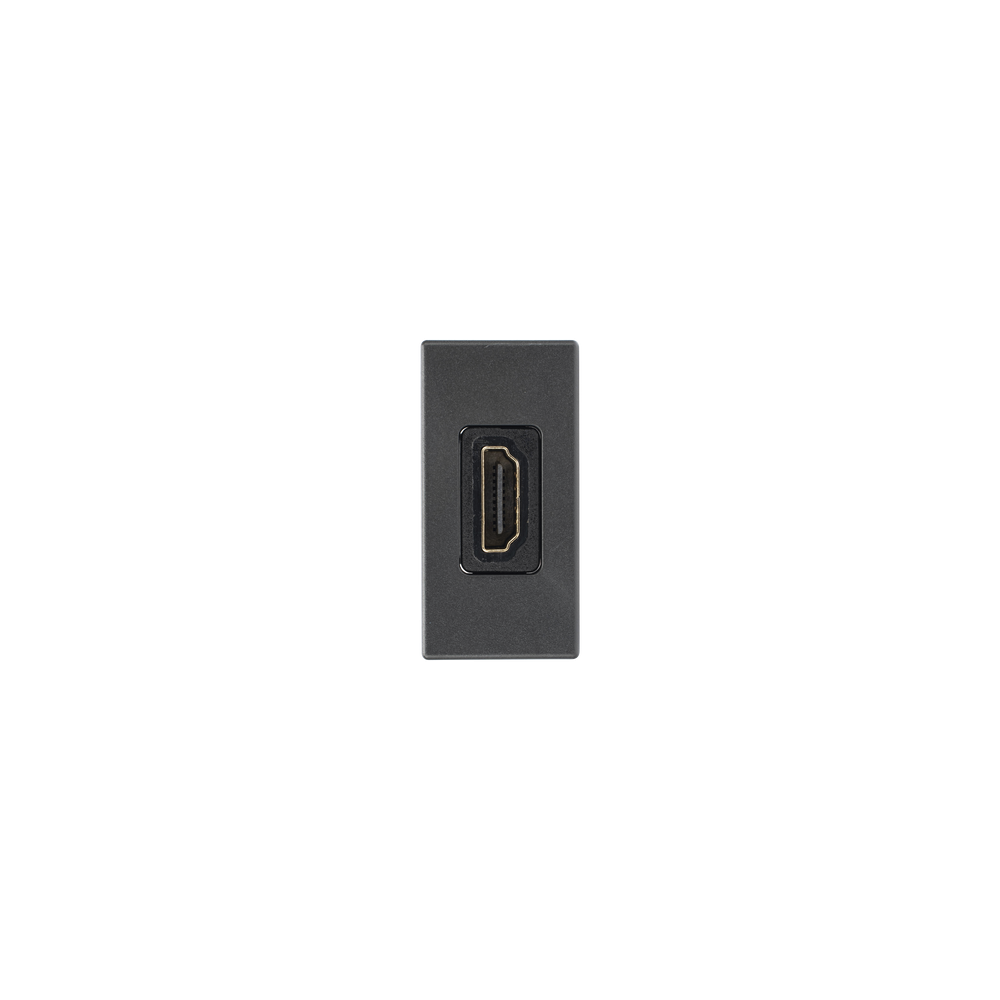 Módulo HDMI / Conector Hembra-Hembra / Full HD y 4K / Acabado Negro /