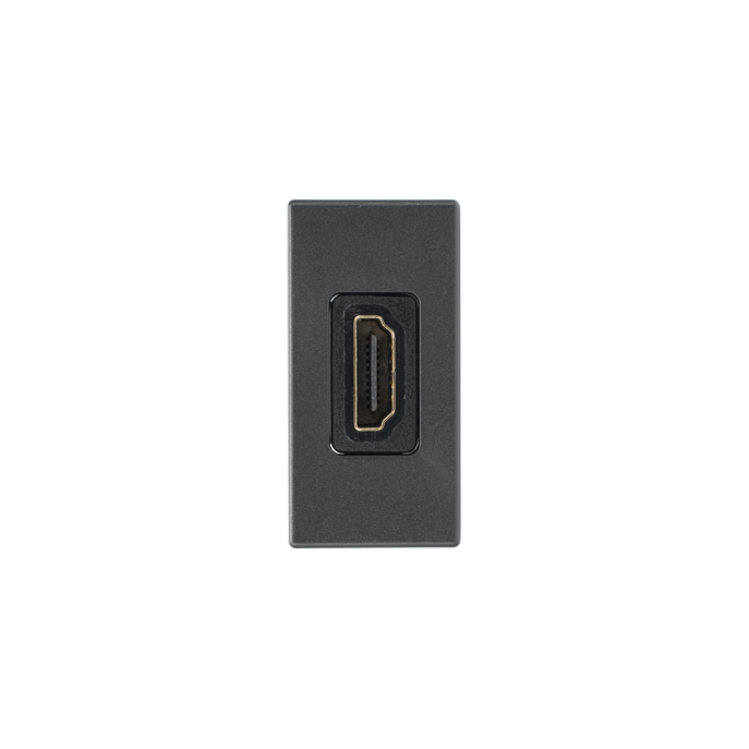 Módulo HDMI / Conector Hembra-Hembra / Full HD y 4K / Acabado Negro /