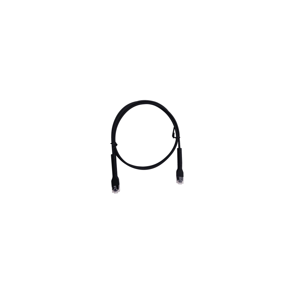 Mini Patch Cord Cat6 Ultra Slim 10 Metros (32.81 Pies) Negro ? Ahorra