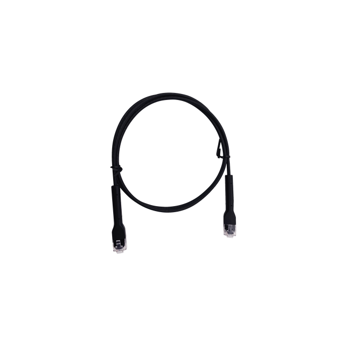 Mini Patch Cord Cat6 Ultra Slim 10 Metros (32.81 Pies) Negro ? Ahorra