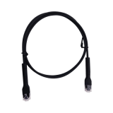 Mini Patch Cord Cat6 Ultra Slim 10 Metros (32.81 Pies) Negro ? Ahorra