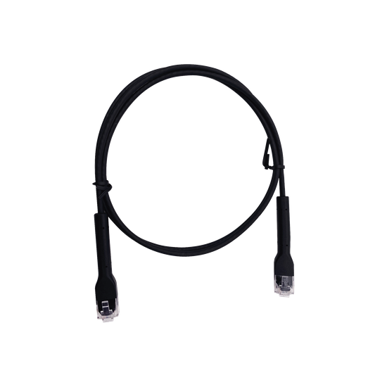 Mini Patch Cord Cat6 Ultra Slim 10 Metros (32.81 Pies) Negro ? Ahorra