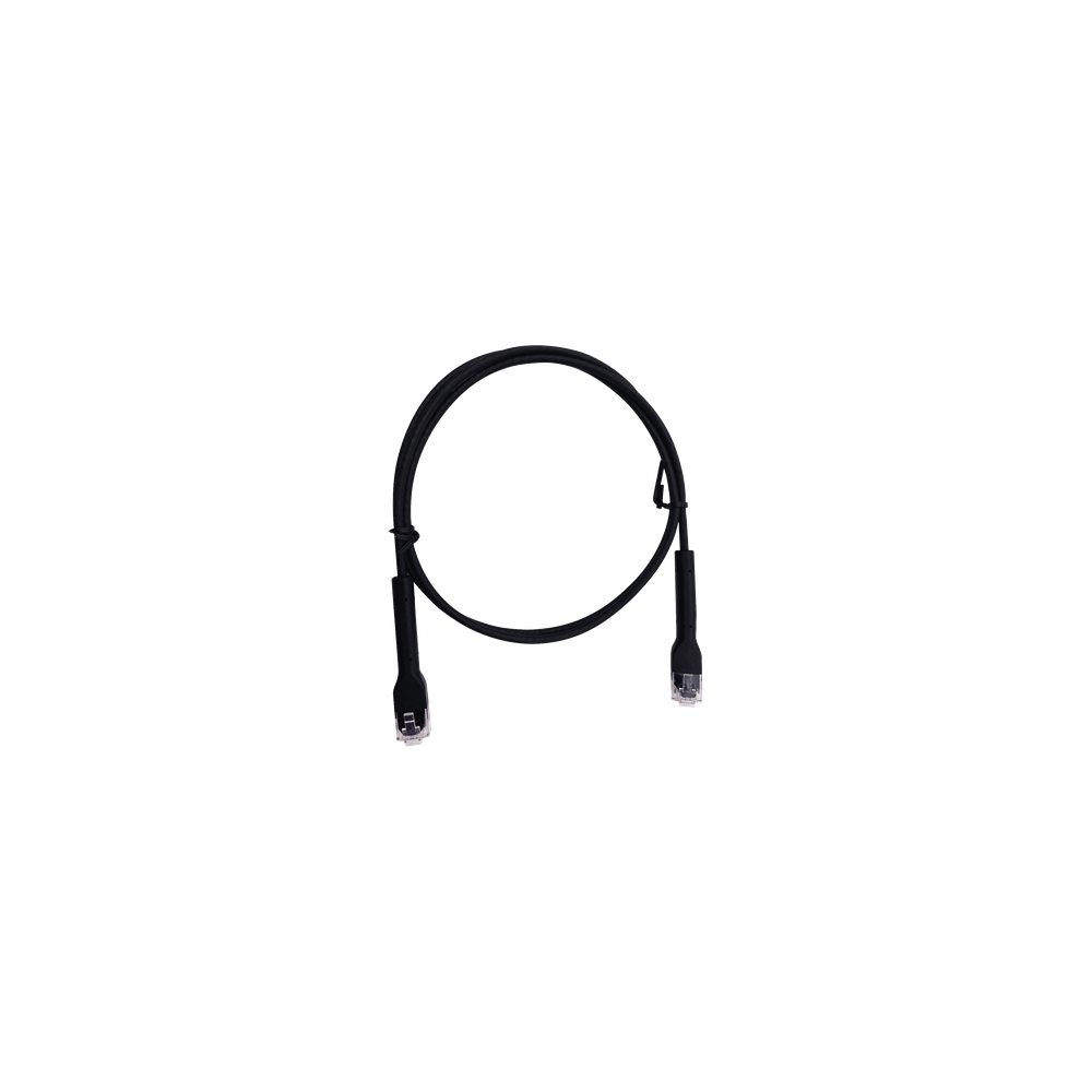 Mini Patch Cord Cat6 Ultra Slim 10 Metros (32.81 Pies) Negro ? Ahorra
