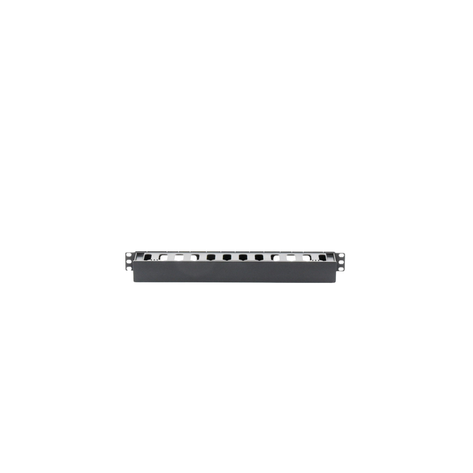 Organizador de Cables Horizontal de 1U para Rack de 19", Fabricado en