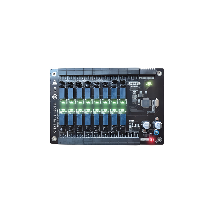 Expansor de Relevadores / 16 Canales / RS-485 / UTP Cat5 / 12VCC / 58