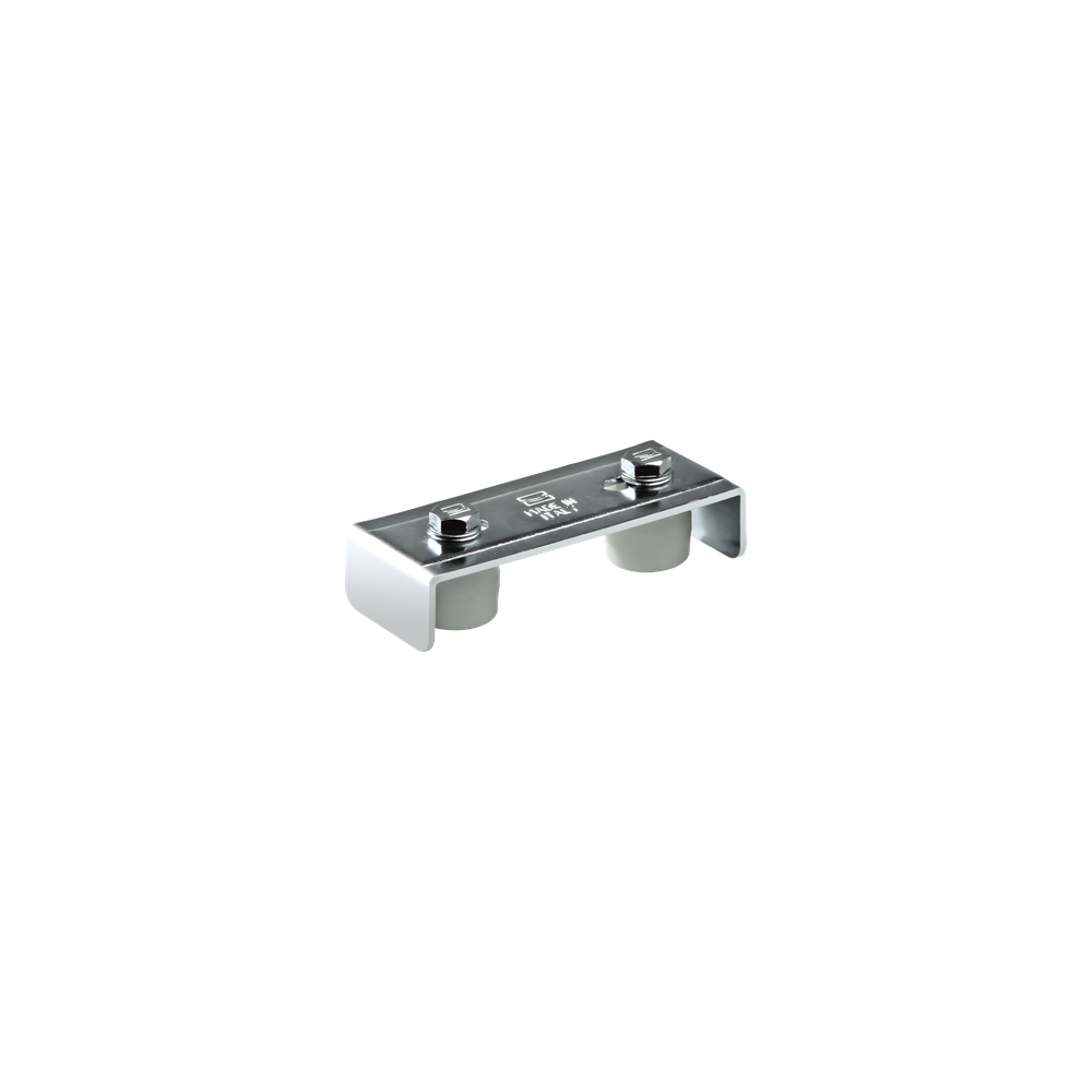 Placa Guía para Puerta Corrediza / Ajustable 30 a 60 mm / Acero Galvan