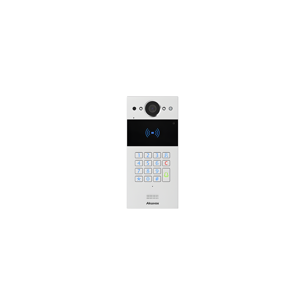 Videoportero IP SIP / 2 Megapixel / Teclado y Lector NFC+RFID 125 kHz