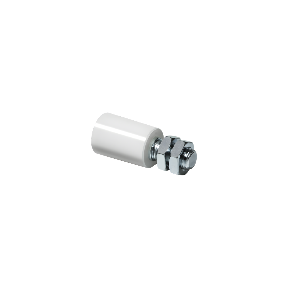 Rodillo de Nylon / Cuerpo Acero Galvanizado / Ø25 mm / 0.13 kg / M14 /