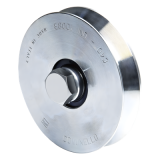 Rueda para Puerta Corrediza / 12 cm de Diámetro / Carga 240 kg / Acero