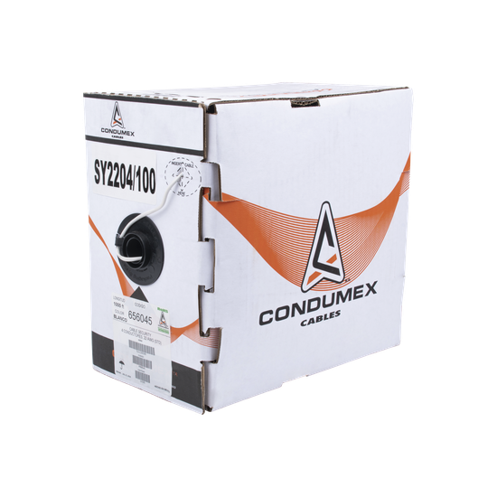 Bobina de 305 Metros (1000 Pies) / Cable de Cobre / 4 x 22 AWG / Tipo