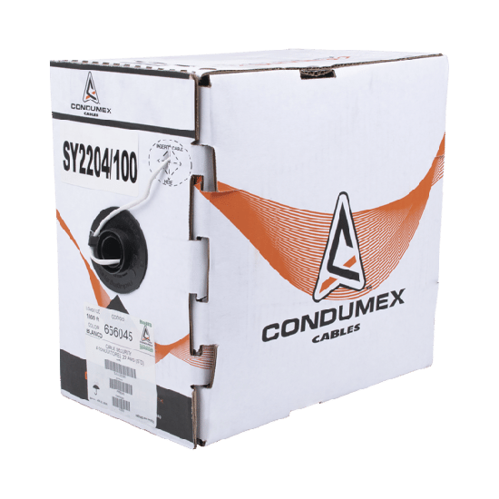 Bobina de 305 Metros (1000 Pies) / Cable de Cobre / 4 x 22 AWG / Tipo