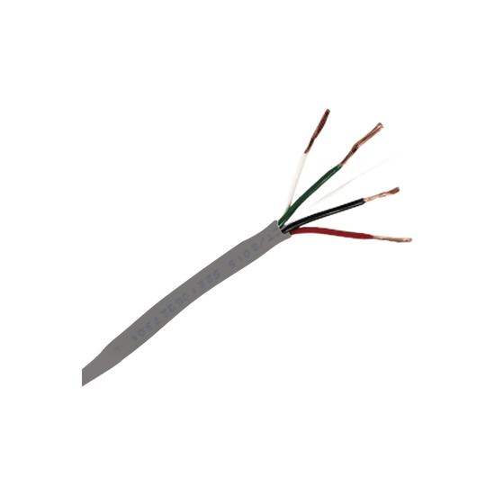Bobina de 305 m (1000 ft) / Cable de Cobre / 4 x 18 AWG / Tipo Alarmas