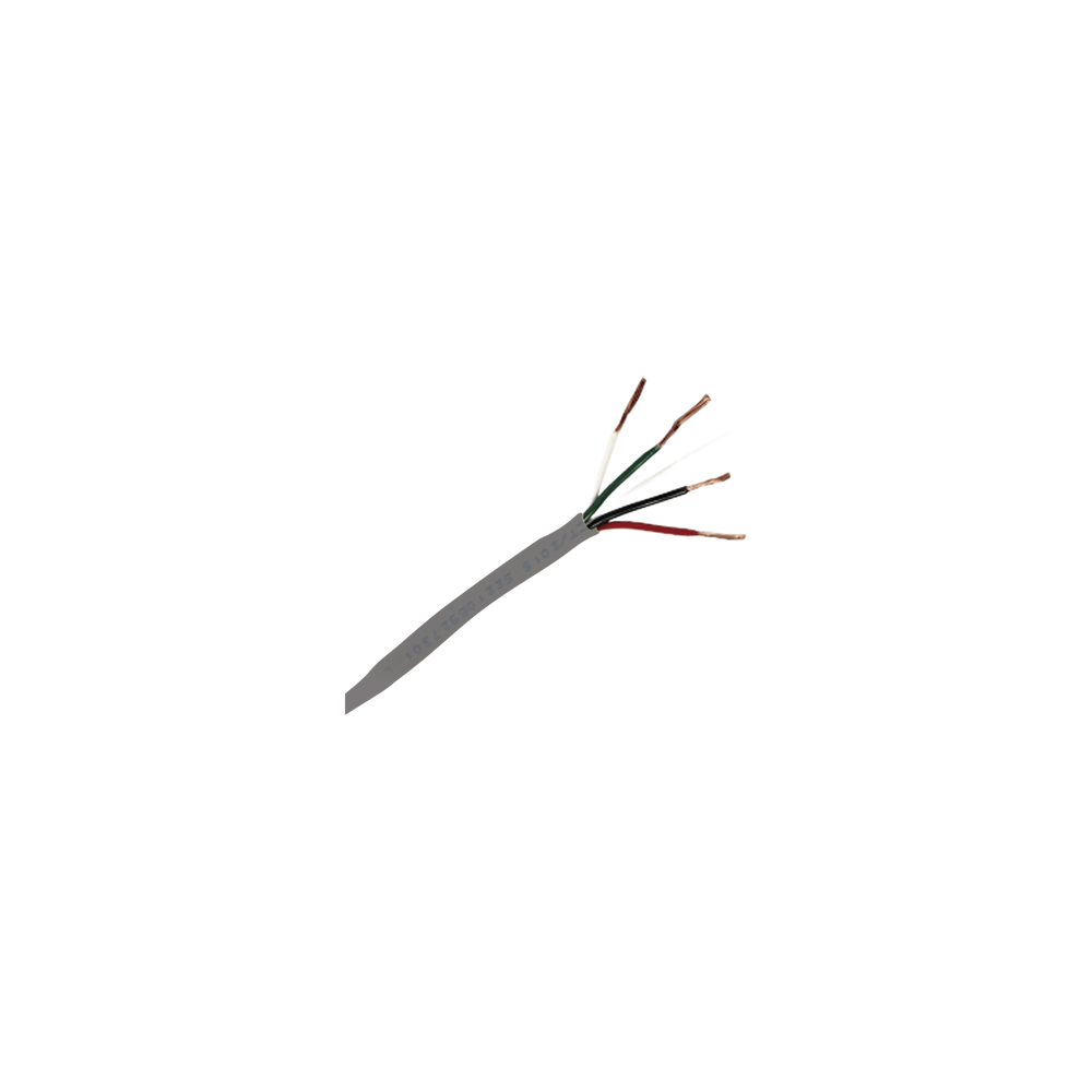 Bobina de 305 m (1000 ft) / Cable de Cobre / 4 x 18 AWG / Tipo Alarmas