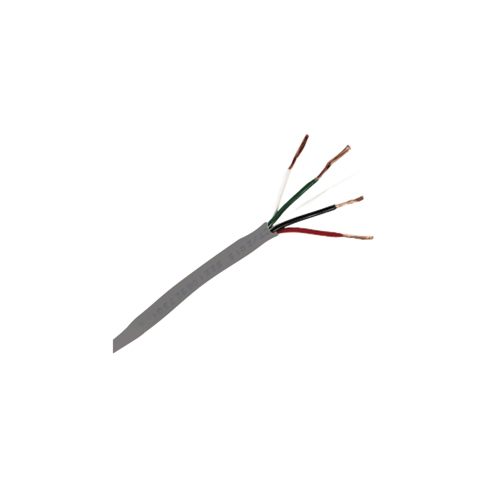 Bobina de 305 m (1000 ft) / Cable de Cobre / 4 x 18 AWG / Tipo Alarmas
