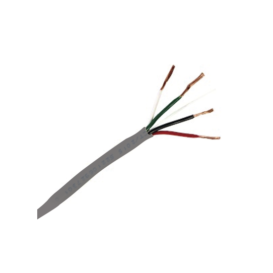 Bobina de 305 m (1000 ft) / Cable de Cobre / 4 x 18 AWG / Tipo Alarmas