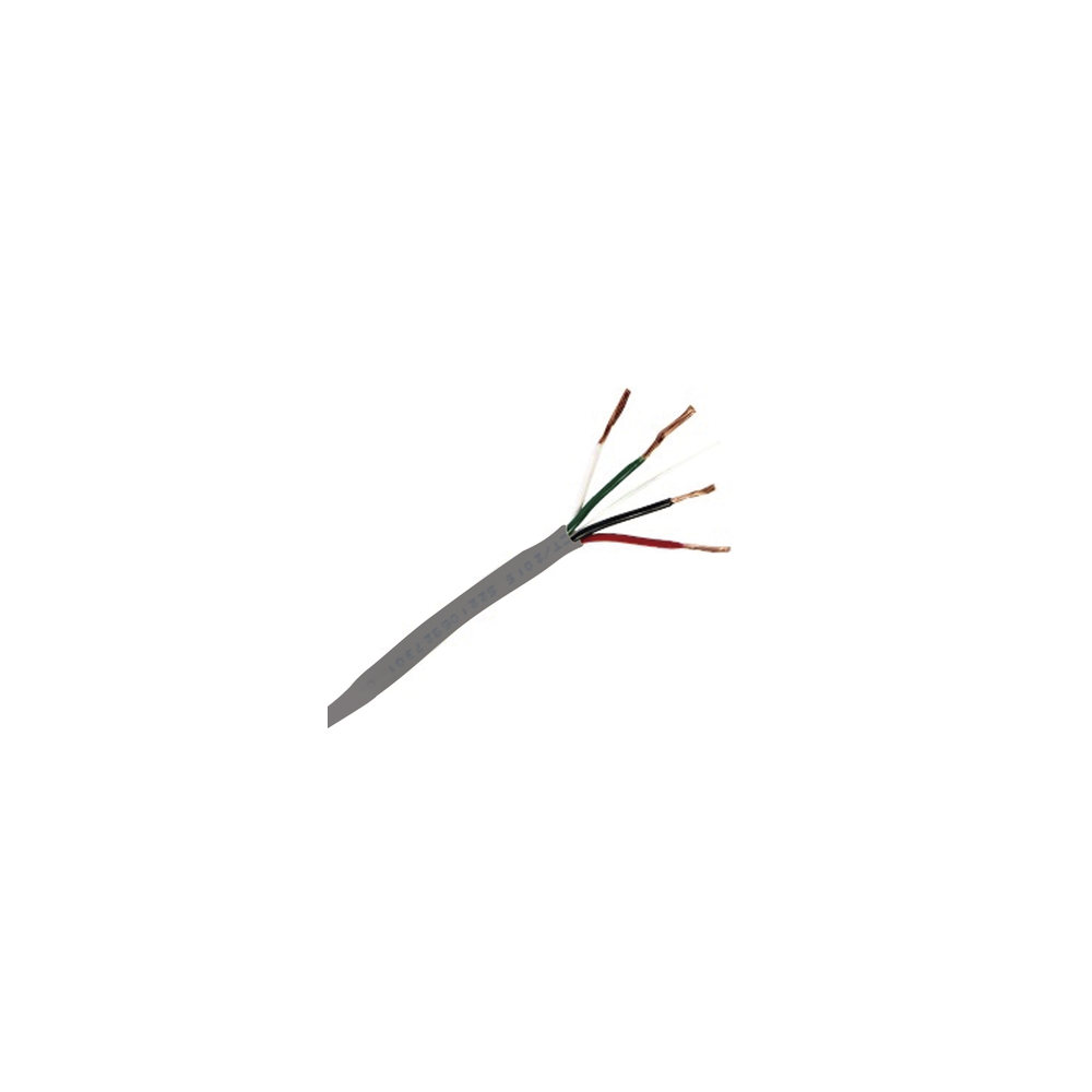 Bobina de 305 m (1000 ft) / Cable de Cobre / 4 x 18 AWG / Tipo Alarmas