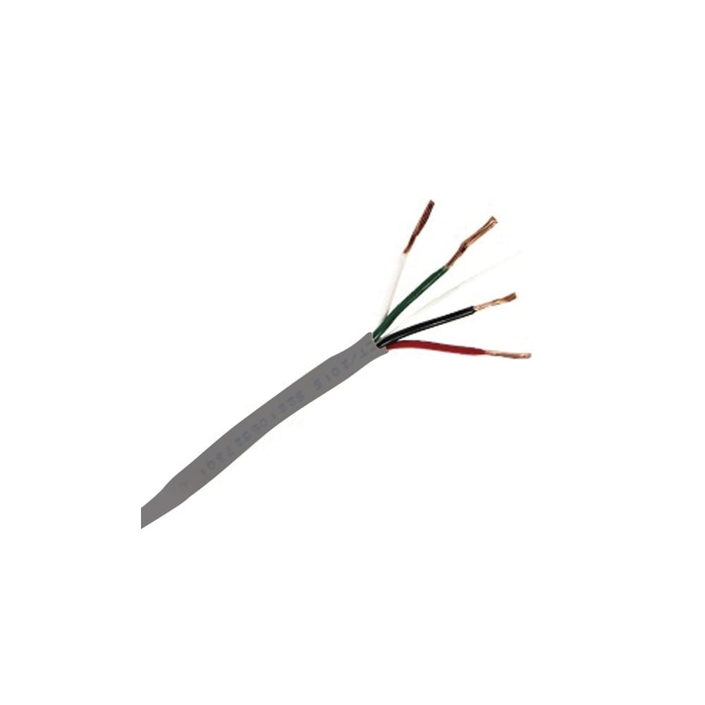 Bobina de 305 m (1000 ft) / Cable de Cobre / 4 x 18 AWG / Tipo Alarmas