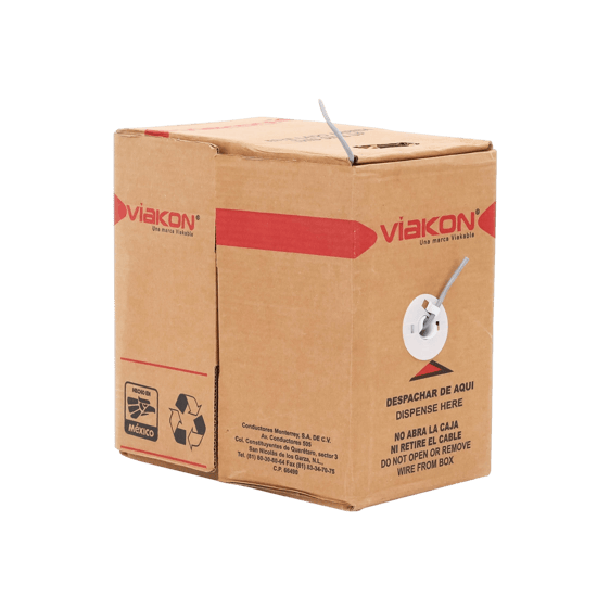 Bobina de 305 m (1000 ft) / Cable de Cobre / 4 x 18 AWG / Tipo Alarmas