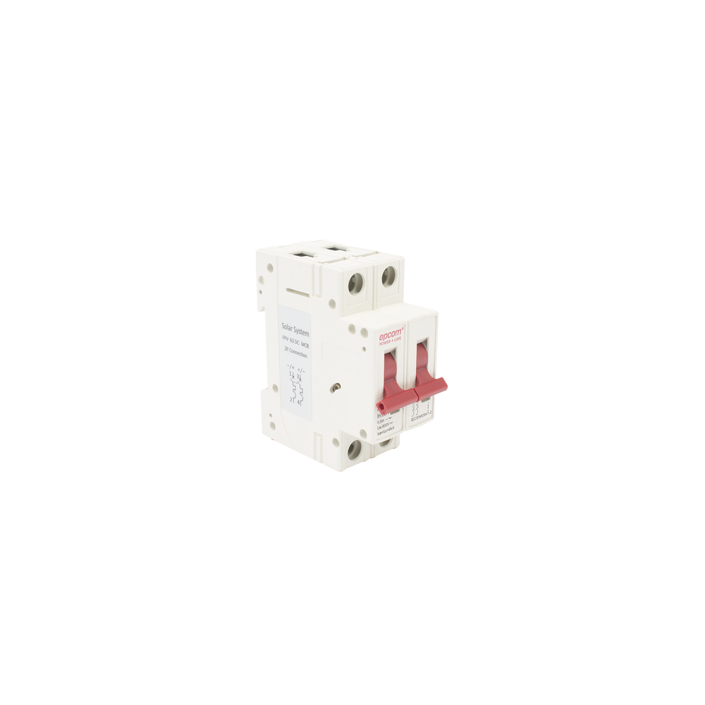 Protección Térmica/ Interrupción 2P, 63 A, Corriente Directa 800 Vcc p
