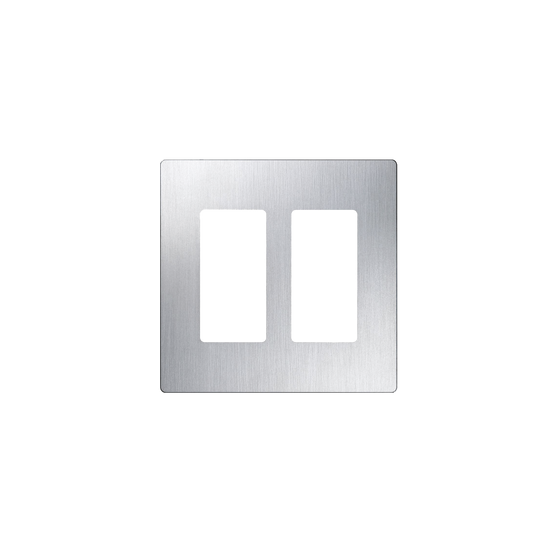 Tapa Color tipo metálico Satin para interruptor o dimmer Lutron, 2 gan