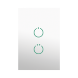 (ZWAVE) Interruptor On/Off panel táctil touch inalámbrico Zwave Plus 2