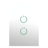 (ZWAVE) Interruptor On/Off panel táctil touch inalámbrico Zwave Plus 2