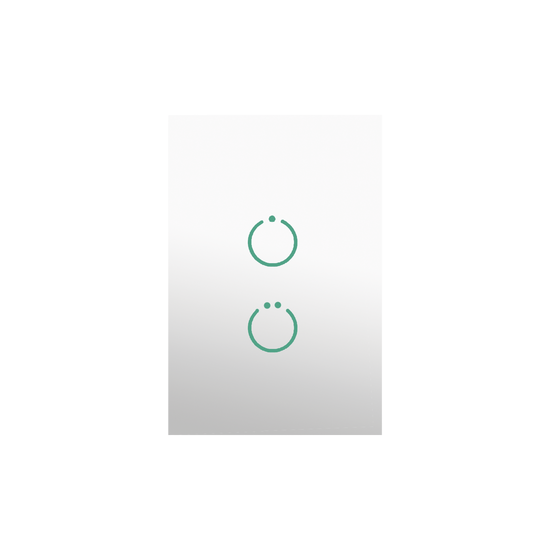 (ZWAVE) Interruptor On/Off panel táctil touch inalámbrico Zwave Plus 2