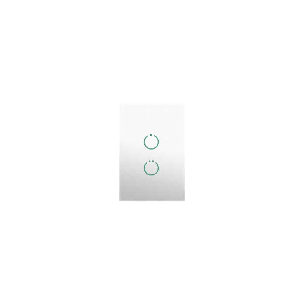 (ZWAVE) Interruptor On/Off panel táctil touch inalámbrico Zwave Plus 2