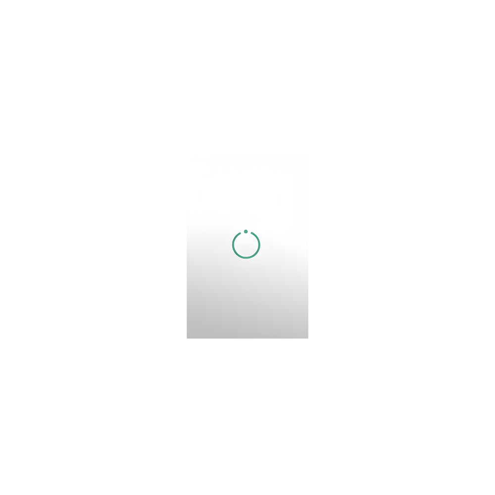 (ZWAVE) Interruptor On/Off panel táctil touch inalámbrico Zwave Plus 1