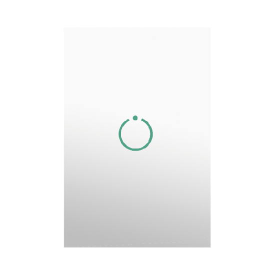 (ZWAVE) Interruptor On/Off panel táctil touch inalámbrico Zwave Plus 1