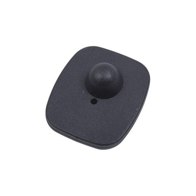 Etiqueta RF para ropa / 8.2 MHz / 70 x 58 mm / 160 cm detección / Negr