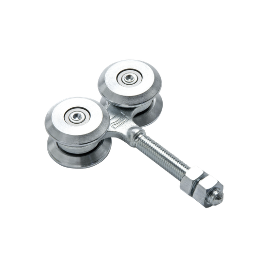 Carretilla para Puertas Colgantes / 4 Ruedas con Cojinete / Acero Galv