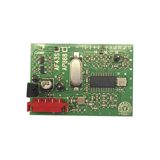 Receptor Inalámbrico / 433.92 MHz / 12-24 VDC / IP20 / -20°C a +55°C