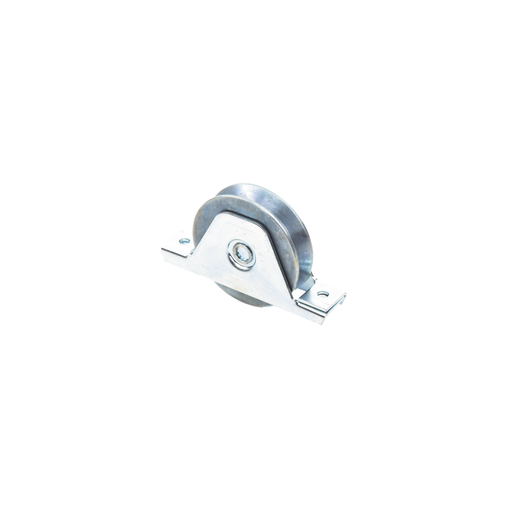 Rueda para Puerta Corrediza / 10 cm / Carga 380 kg / Canal Tipo V / Ac
