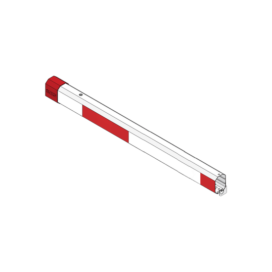 Brazo Octagonal para Barrera Vehicular / Aluminio 4.26 m (14 ft) / Ref