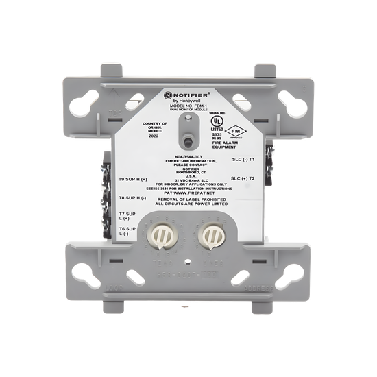 Módulo Monitor Dual Direccionable / 2 Circuitos IDC Clase B / Autoasig