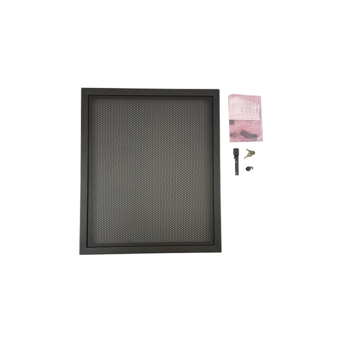 Puerta Ventilada para Gabinete / Acero Calibre 16 / Tamaño B 2 Niveles