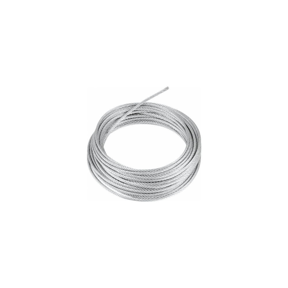 Cable de Retenida de Alta Resistencia / 7 Hilos Trenzados / 3/16 Pulga
