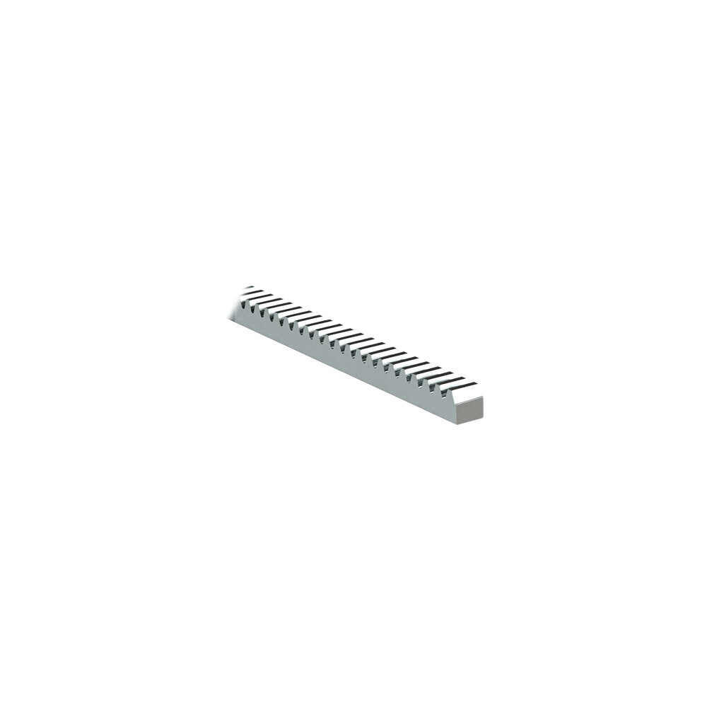 Cremallera Cuadrada / 22 x 22 mm / Módulo 6 / 3000 kgf / Acero Galvani