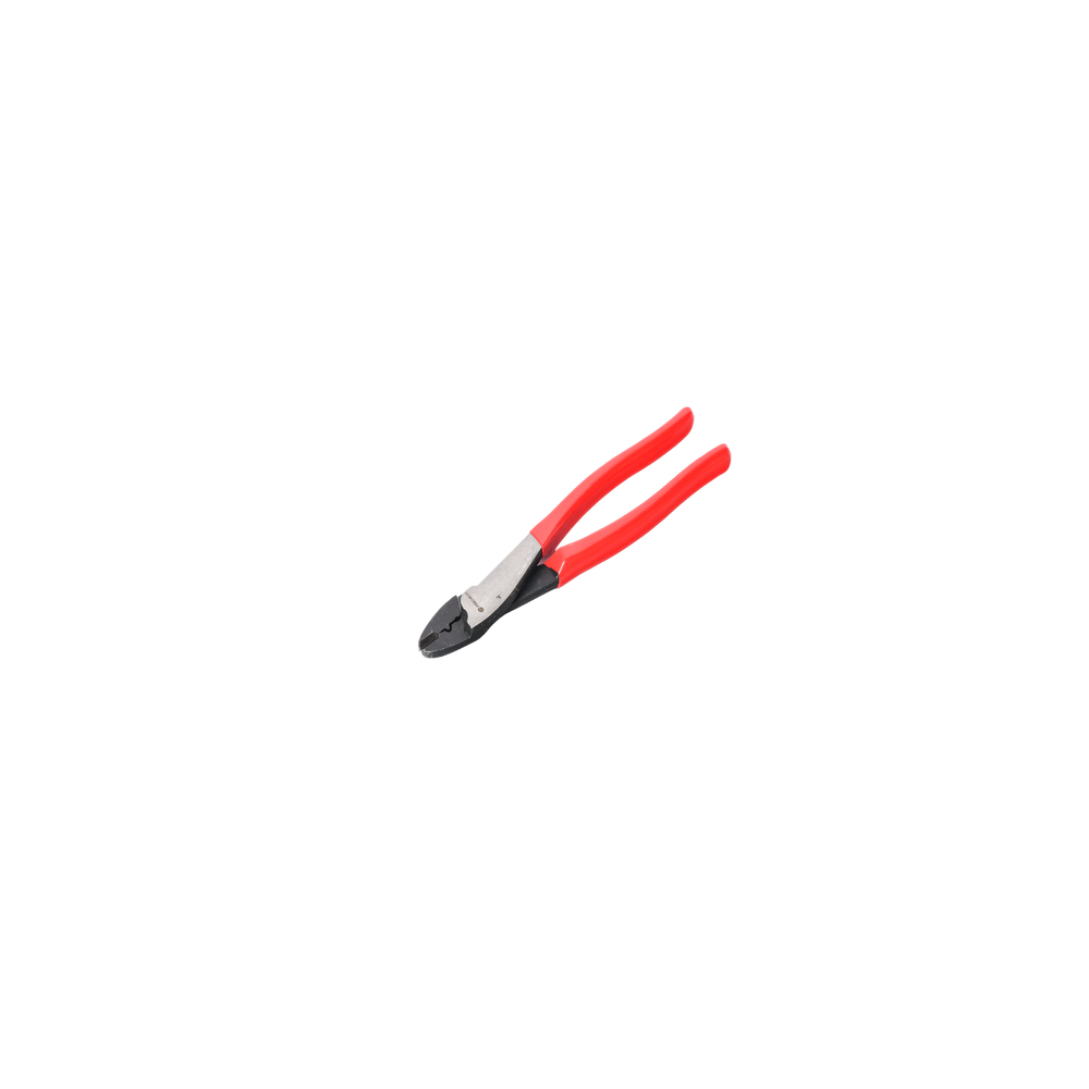 Pinza de 9.5" para cortar y crimpar ( ponchar ) terminales Aislados y