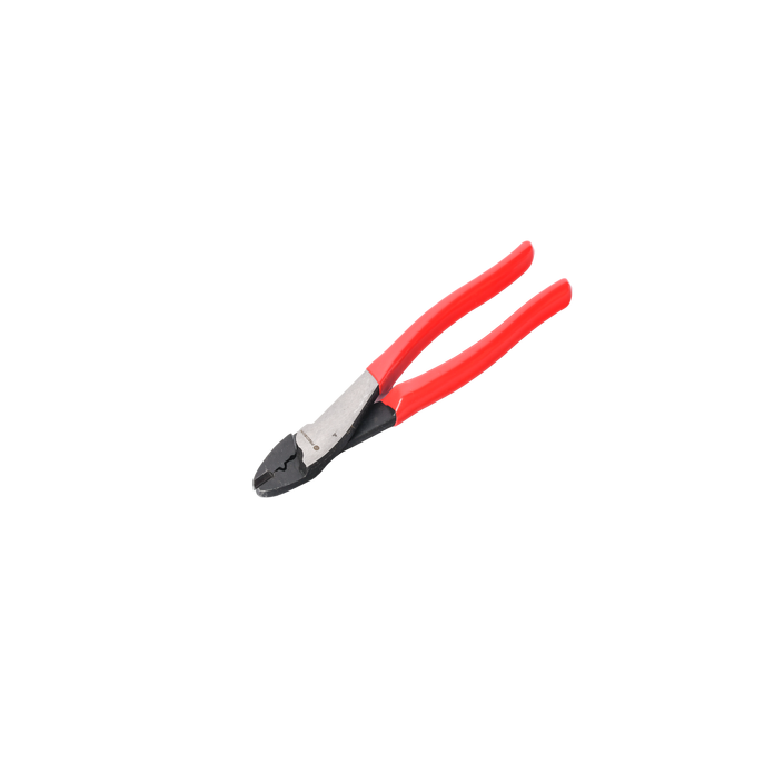 Pinza de 9.5" para cortar y crimpar ( ponchar ) terminales Aislados y