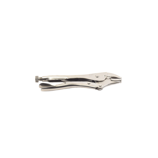Pinza Perra Ajustable de Presión de 10”. Quijada Curva con Corta Alamb