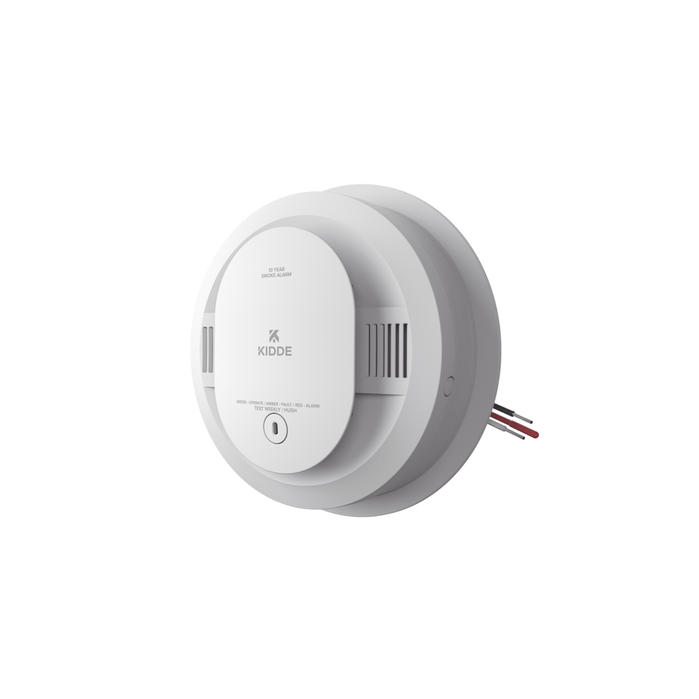 Detector de Humo Compacto Fotoelectrico Autonomo | 120VCA Respaldo Bat