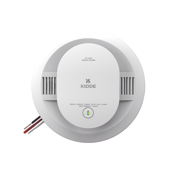 Detector de Humo Compacto Fotoelectrico Autonomo | 120VCA Respaldo Bat