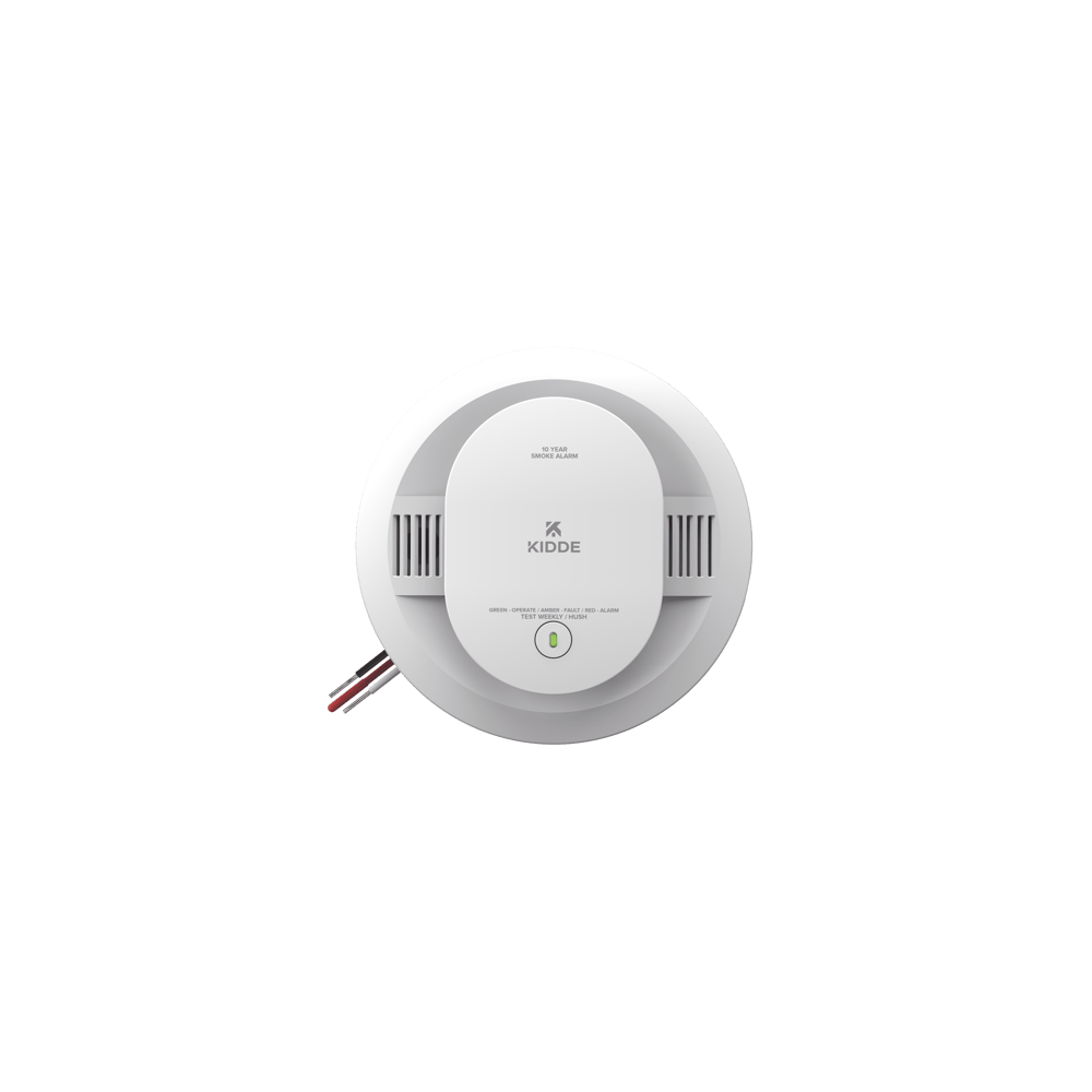Detector de Humo Compacto Fotoelectrico Autonomo | 120VCA Respaldo Bat