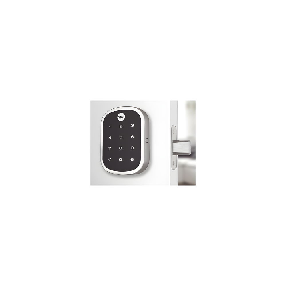 Cerradura electrónica / Teclado PIN / Semi-embutir tubular / Backset 6