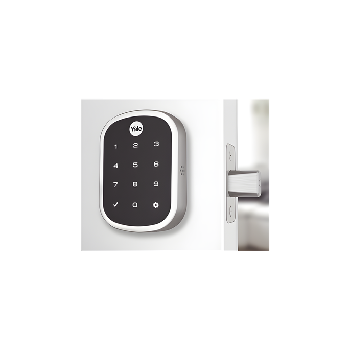 Cerradura electrónica / Teclado PIN / Semi-embutir tubular / Backset 6